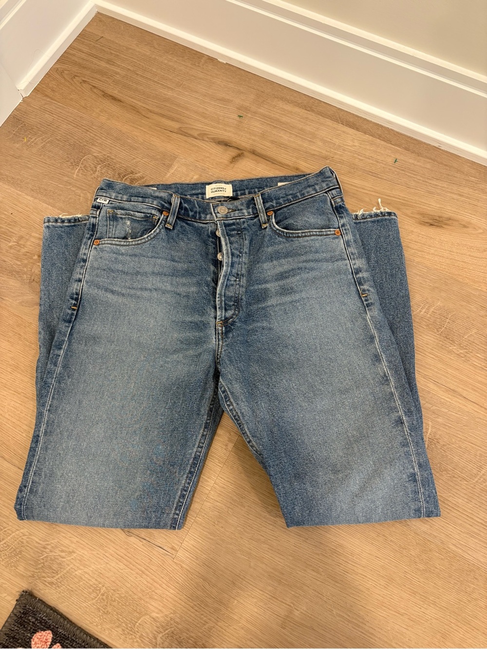 Citizens Of Humanity Charlotte High Rise Straight Jeans Size 28